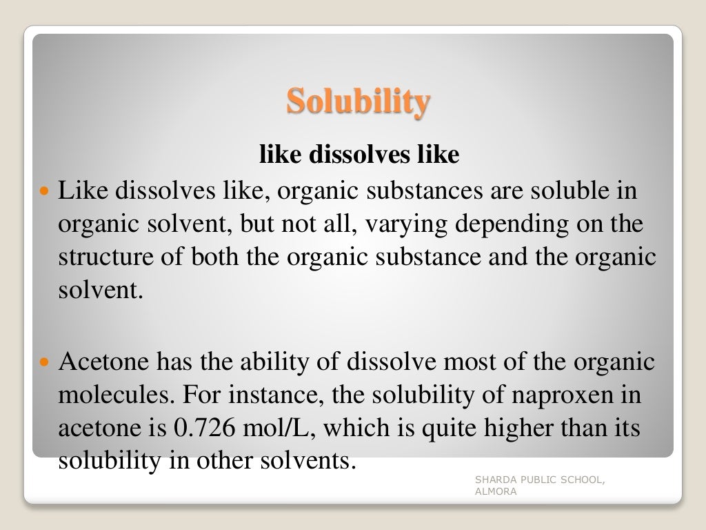 Separation and Purification of organic compounds