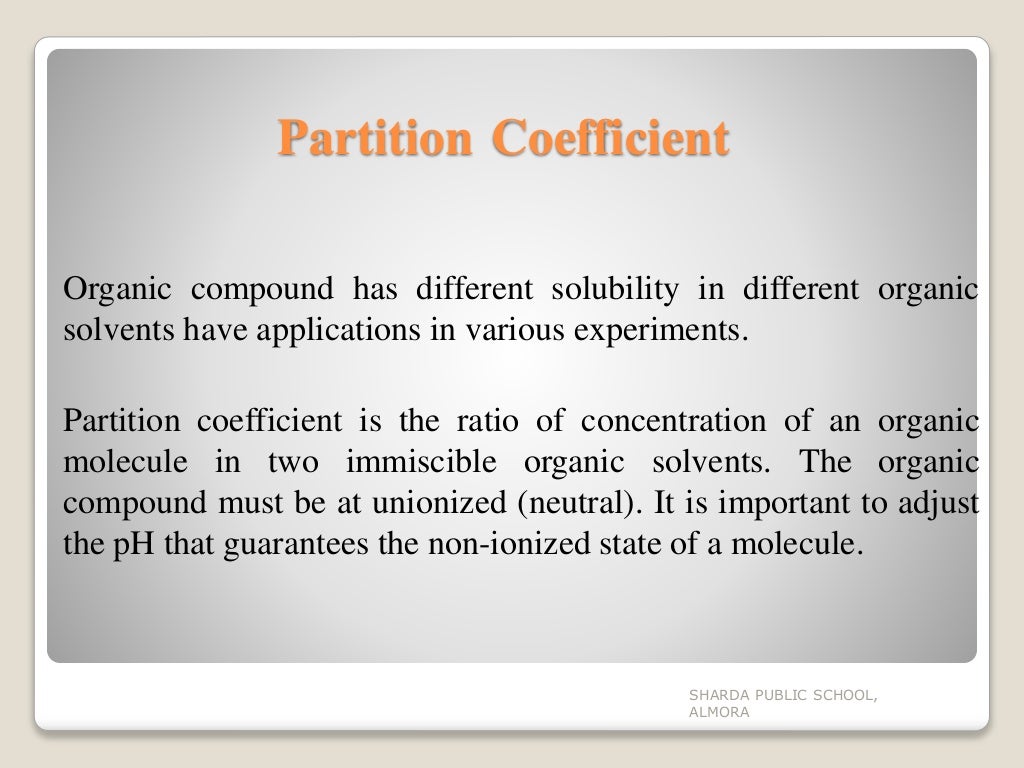 Separation and Purification of organic compounds