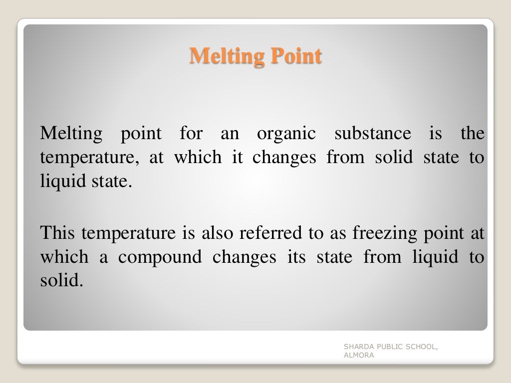Separation and Purification of organic compounds