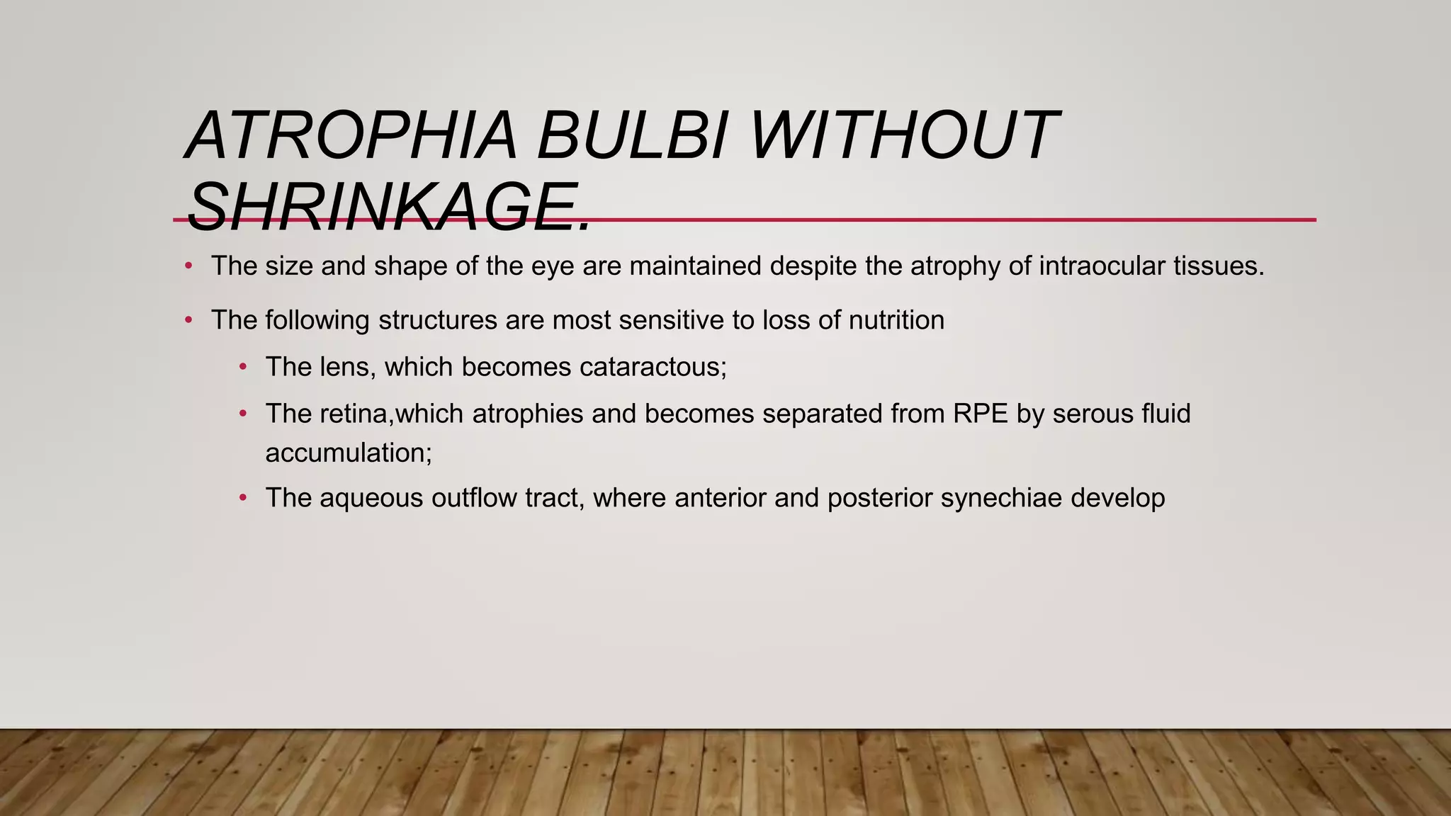 Phthisis bulbi..elias t | PPTX