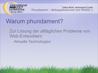 Phundament - IPC 2007 se