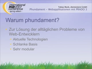 Phundament - IPC 2007 se