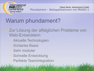 Phundament - IPC 2007 se