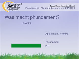 Phundament - IPC 2007 se