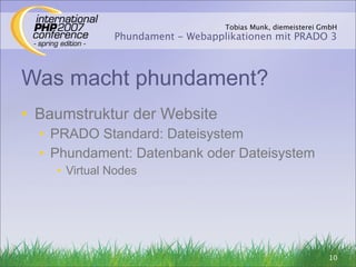 Phundament - IPC 2007 se