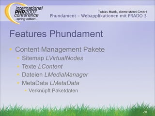 Phundament - IPC 2007 se