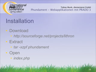 Phundament - IPC 2007 se