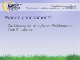 Phundament - IPC 2007 se