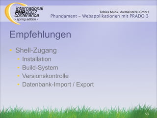 Phundament - IPC 2007 se