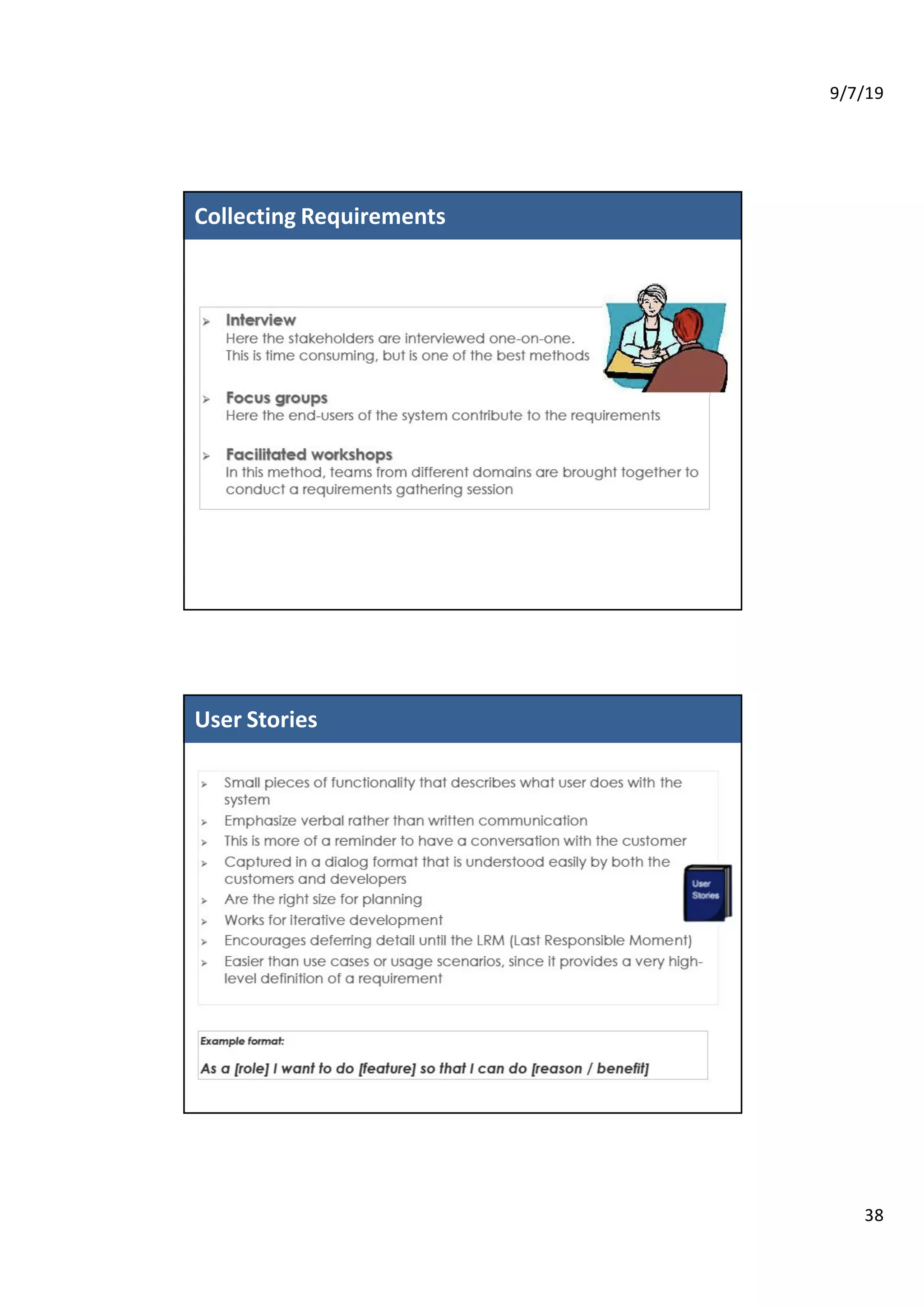 9/7/19
38
141
4
Collecting Requirements
151
5
User Stories
 