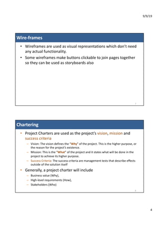 Project Charter Vision Statement PMI-ACP: 100 Agile Software Tools | PDF