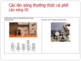 Các làn sóng thưởng thức cà phê
Làn sóng III
 