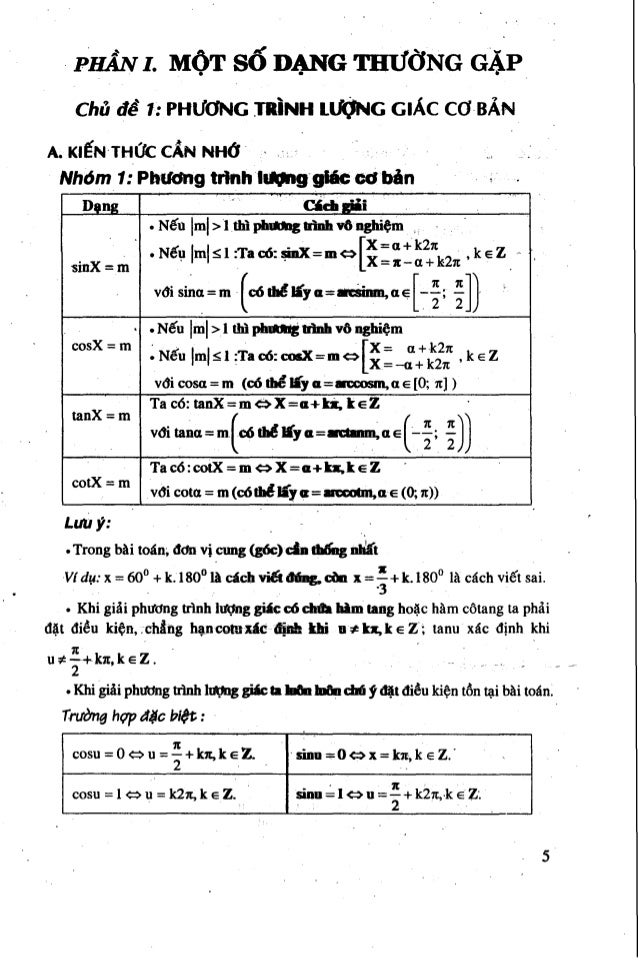 Phuong Trinh Luong Giac ptt Phuong trinh luong giac ptt