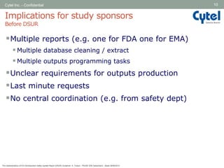 The Implementation of ICH Development Safety Update Report (DSUR ...