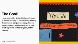 Design Thinking for the Self | PDF