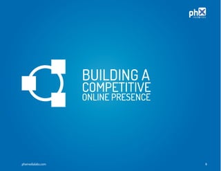 BUILDING A
                   COMPETITIVE
                   ONLINE PRESENCE




phxmedialabs.com                     9
 
