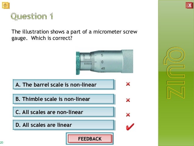 What are some items noted on a micrometer illustration?
