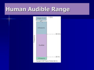 Human Audible Range
 