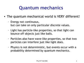 PPT on Quantum Mechanics Physics (1).... | PPT