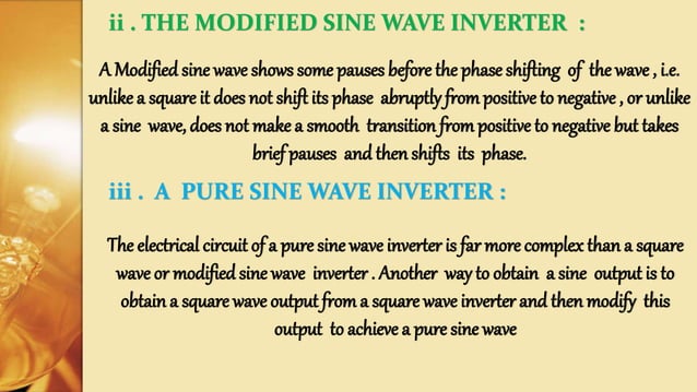 Working Principle Of Inverters Types Pptx Working Principle Of Inverters Types Pptx