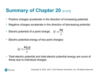 Phy_2100_Chap20_v0 Electric Potential Energy and the Electric Potential ...
