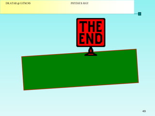 DR.ATAR @ UiTM.NS

PHY310 X-RAY

49

 