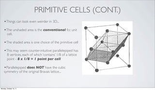 Comprehensive Overview of 3D Crystalline Solids and Bravais Lattices | PDF