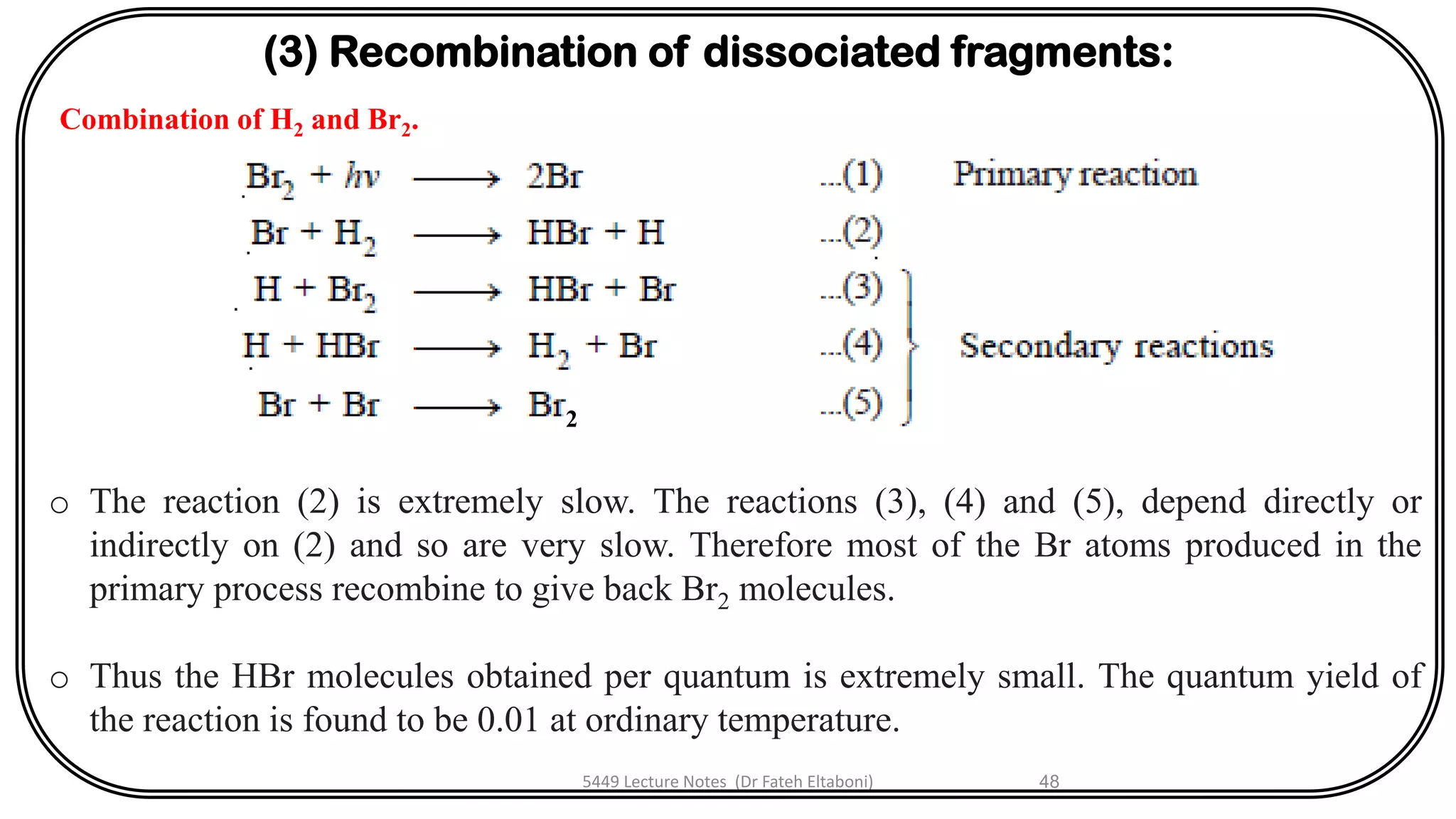 Physical Chemistry VIII_ Photochemistry | PDF