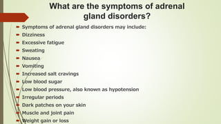 Adrenal glands and its secretions | PPTX
