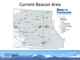 Current Beacon Area




November 4, 2011 INHS
                                              21
Business CONFIDENTIAL
 