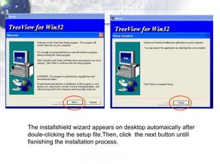 The installshield wizard appears on desktop automaically after doule-clicking   the setup file.Then, click  the next button untill fisnishing the installation process. 