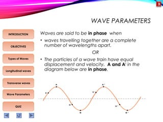 Wave Parameters Physics M5 Types of waves and wave parameters | PPT