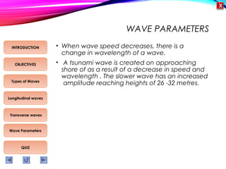 Wave Parameters Physics M5 Types of waves and wave parameters | PPT