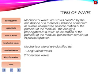 Physics M5 Types of waves and wave parameters | PPT