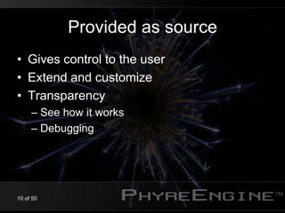 PhyreEngine The new hotness | PDF