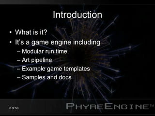 PhyreEngine The new hotness | PDF