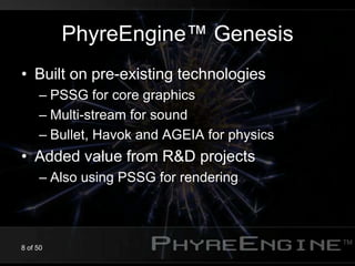 PhyreEngine The new hotness | PDF