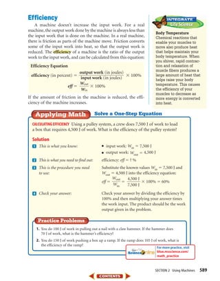 Physics Work and simple machines | PDF