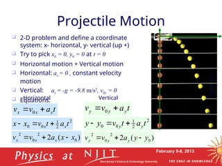 Motion in Two Dimensions - Scalars and Vectors | PPT