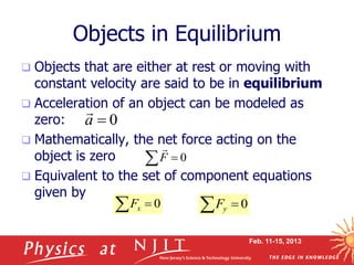 Equations Using Objects Phys111_lecture04.ppt