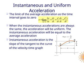 Instant Acceleration Powerpoint Fisika mengenai mechanics leature | PPT