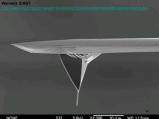 Warwick ICAST 
http://www.youtube.com/watch?v=i4Ax8sY2U4A&mode=related&search=Nanotube 
47 
 