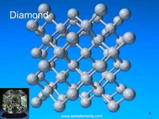 www.webelements.com 
Diamond 
5 
 
