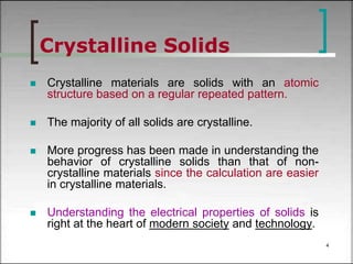 Solid state physics lec 1 | PPTX