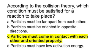 Opposite Collisions physical science reviewer.pptx presentation | PPTX