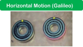 Horizontal Motion (Galileo)
 