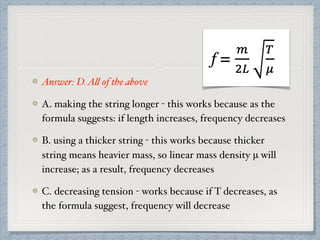 Physics LO - Investigation of Standing Waves on Strings (Updated) | PDF