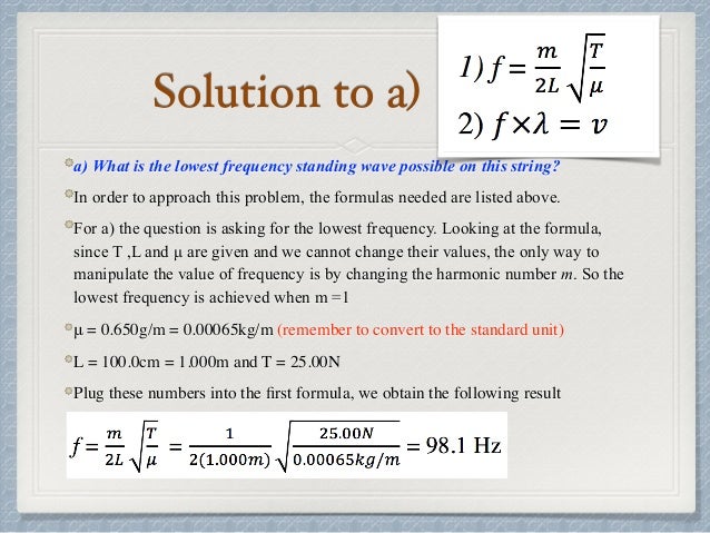 Physics Lo Investigation Of Standing Waves On Strings