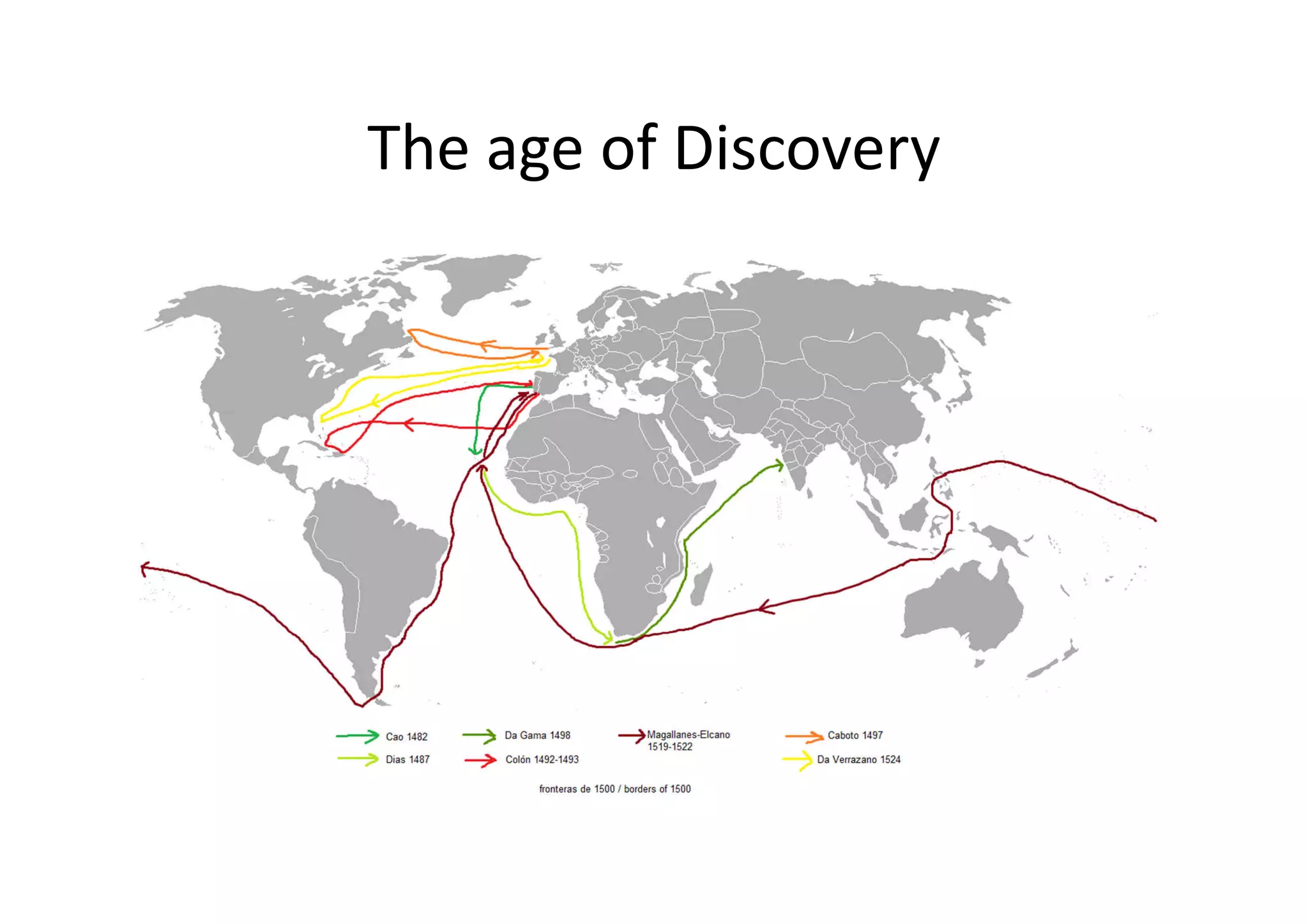 The age of Discovery
 