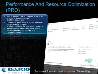 Performance And Resource Optimization (PRO)  For more information read  this post  on Dario’s blog. 